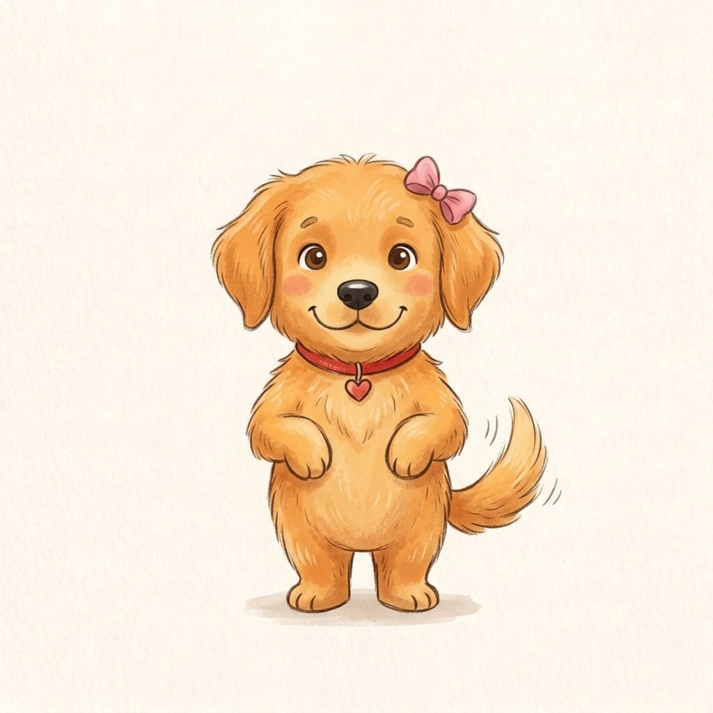 Maya, Golden-Retriever-Mädchen